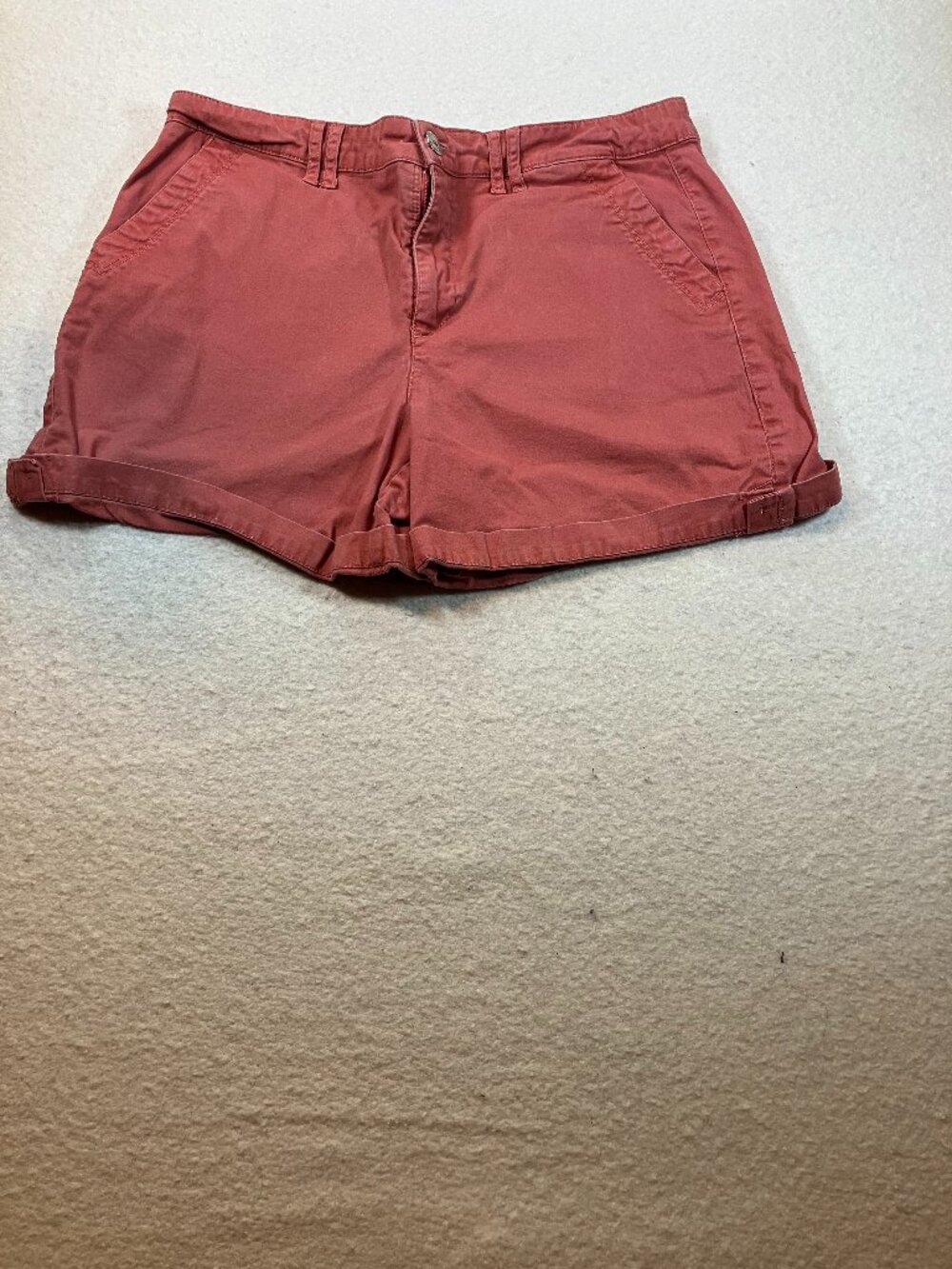 Gloria Vanderbuilt All Around Slimming Effect Womens Coral Shorts Sz 12
